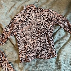 Brandy Melville Printed Turtleneck
